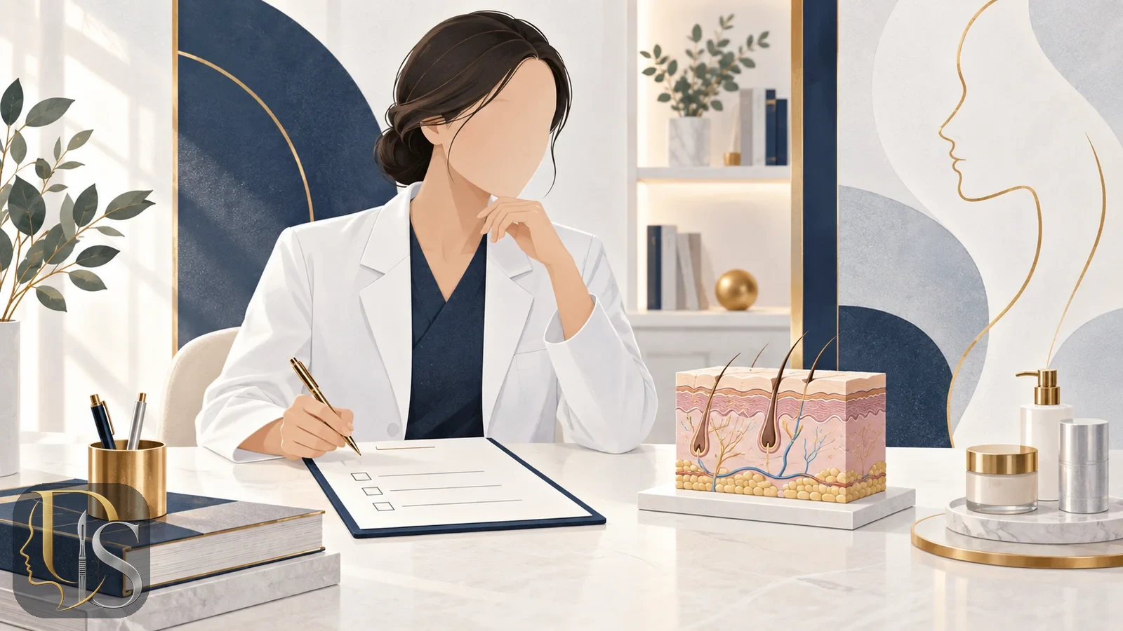 تصویر انتزاعی برنامه‌ریزی پیش از عمل و انتخاب آگاهانه